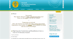 Desktop Screenshot of kazakhstan-bern.ch